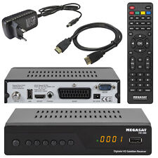 HD SAT Receiver digital Megasat HD 390 mit HDMI Kabel Scart USB Full HDTV DVB-S2