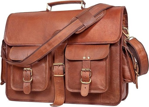 Tasche leder vintage laptop - vintage,