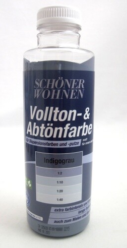 Voll und abtönfarbe - und,