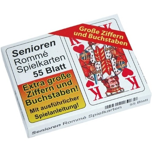 Senioren romme karten - 55,