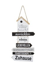 Holzschild zum Hängen