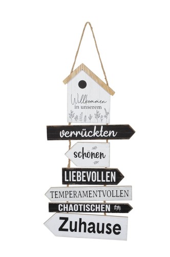 Holzschild zum hängen - holzschild,