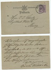 16096 - Württemberg Ganzsache