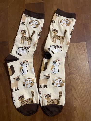 Paar socken mit katzen - paar,