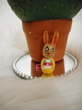 1 Anhänger ★Erzgebirge HASE★ Osterschmuck Holz Strauchschmuck Figur DDR Ostern👍