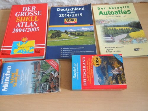 Konvolut straßenatlas - konvolut,