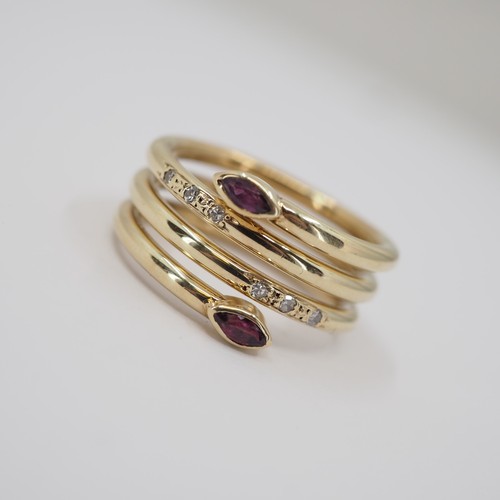 Exklusiver diamantring rubine - diamantring,