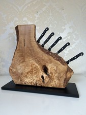 Luxus Messerblock - Olivenholz