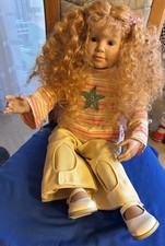 Künstler Puppe „Carlotta“ von Brigitte Paetsch