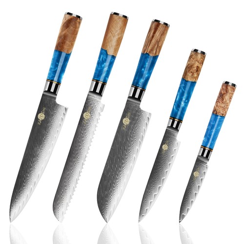 Damastmesser santokumesser - damastmesser,