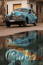 Blechschild gewölbt Cuba Kuba
