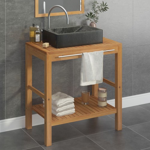 Teak waschtisch mit - teak,