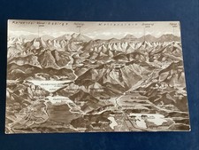 AK Reliefkarte Kochel Staffelsee Walchensee Murnau Uffing Bichl Ohlstadt Um 1920