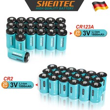 20 Stück CR123A CR2 1600mAh