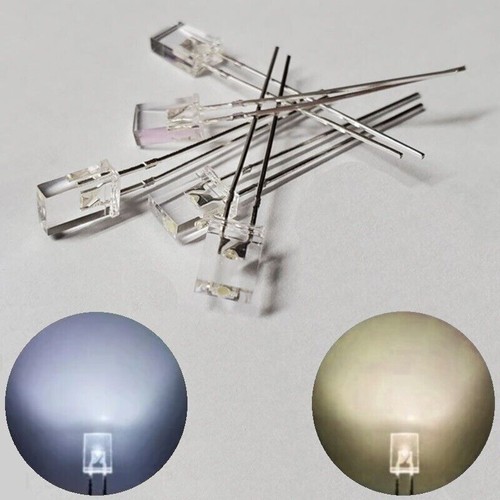 Led 2x5mm rechteckig warmweiß - led,