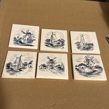 DDR 6 Untersetzer Fliesen - im