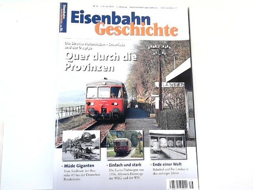 Eisenbahn geschichte heft - eisenbahn,