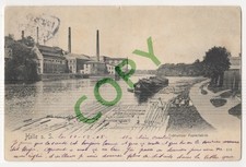 AK Halle Saale: Cröllwitzer Papierfabrik. Gel. 1905