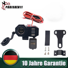 12V Motorrad Lenker Dual USB Buchse Steckdose Ladegerät Mit Schalter Wasserdicht