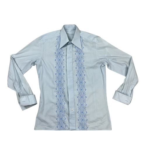 Vintage 70er festliches - hemd, s