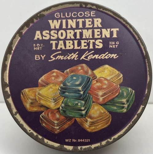 Alte bonbon blechdose - alte,