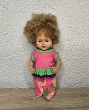 Alte Kunststoff Puppe Drei-M MMM Doll 18 cm Sammler Vintage 