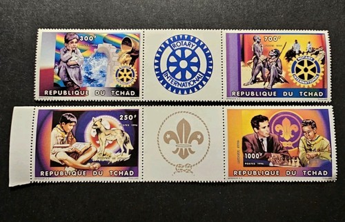 Stamp chad kasparov scouting - kasparov,