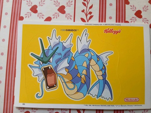 Kelloggs nintendo pokemon - kelloggs,