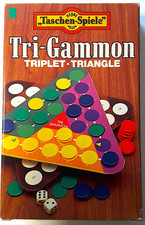 HEYNE   Tri-Gammon  Taschenspiel  - Gesellschaftsspiel