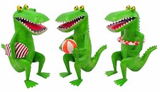 Krokodil Metall, witzig, groß