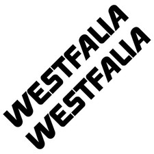 2 x WESTFALIA 48cm x 6,4cm