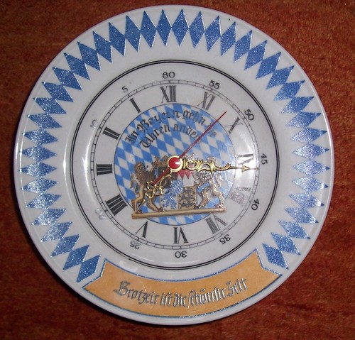 Skurrile wanduhr in bayern - wanduhr, "in