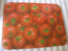 Glas Servierplatte 40x30x0,5cm Anrichteplatte Glasplatte ohne Rand Füße Silikon