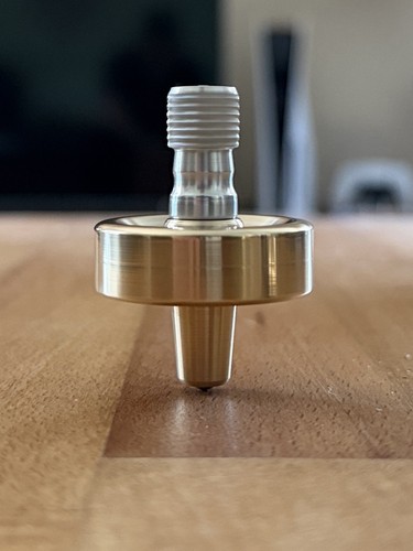 Messing kreisel mit aluminium - mit,