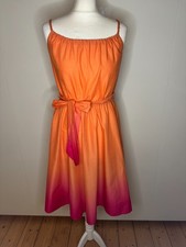 Fit & Flare Midi Kleid von George Baumwolle Tellerrock Farbverlauf Gr. S