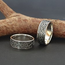 Keltischer Knoten Silberring