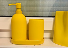 gelb matt -GANSJÖN Badezimmer