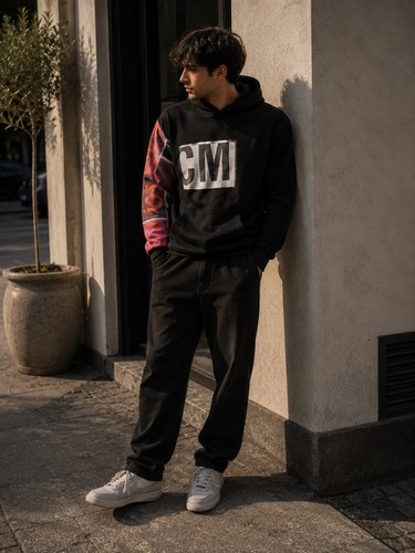 Mcm hoodie colorblock logo - colorblock,