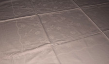 Altes Damast Tischdecke