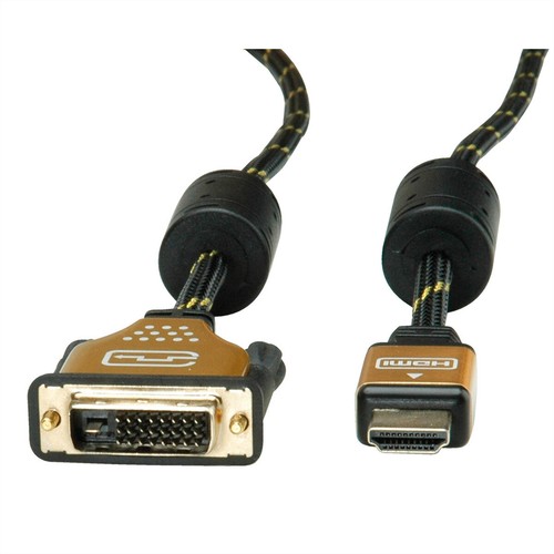 Monitorkabel gold dvi - monitorkabel,