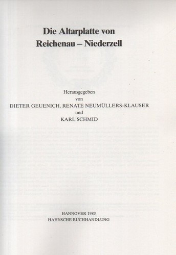 Die altarplatte von - altarplatte,