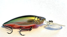 Megabass Bait-X Wobbler, Crankbait, Kunstköder, 6,6 cm, Floating