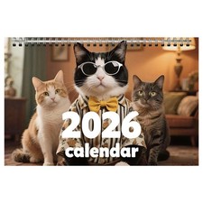 2026 Katzenkalender Wand
