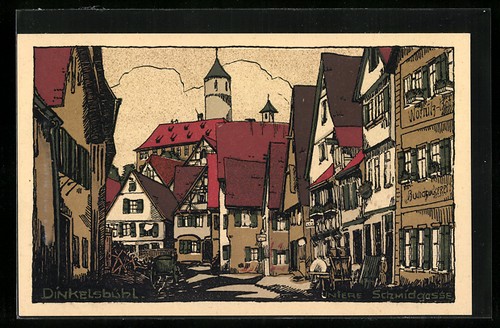 Steindruck dinkelsbühl - steindruck-ak,