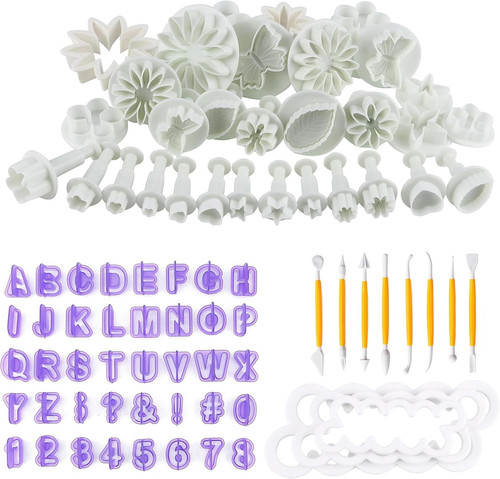 Fondant ausstecher set 84tlg - fondant,