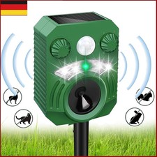Katzenschreck Ultraschall Katzenabwehr Solar Ultraschall Tiervertreiber Hunde 