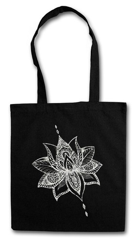 Tattoo flower stofftasche - tattoo,