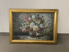 BLUMEN BLÜTEN Stilleben, Rahmen handgefertigt von Atelier
