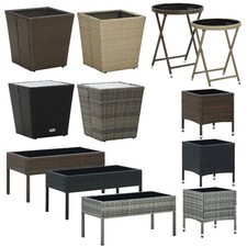 Poly Rattan Tisch Balkontisch