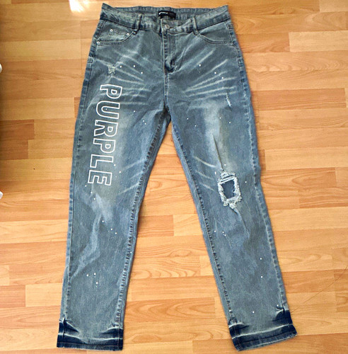 Purple jeans schlaghose blau - purple,